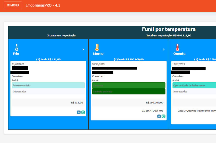site para corretor imoveis pronto